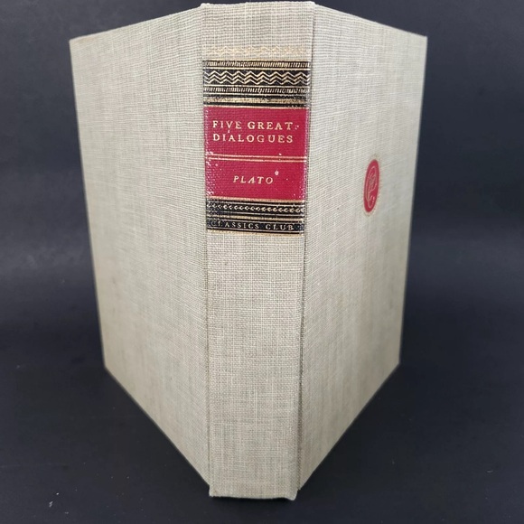 Plato Five Great Dialogues The Classics Club 1969 Hardcover Walter J Black Inc - Picture 2 of 9